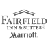 Fairfield Inn & Suites by Marriott logo with signature roofline icon and serif typography.