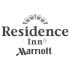 Residence Inn by Marriott logo featuring the hearth/sunburst icon above a serif brand wordmark.