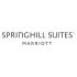 SpringHill Suites by Marriott logo with modern sans-serif typography in grayscale.