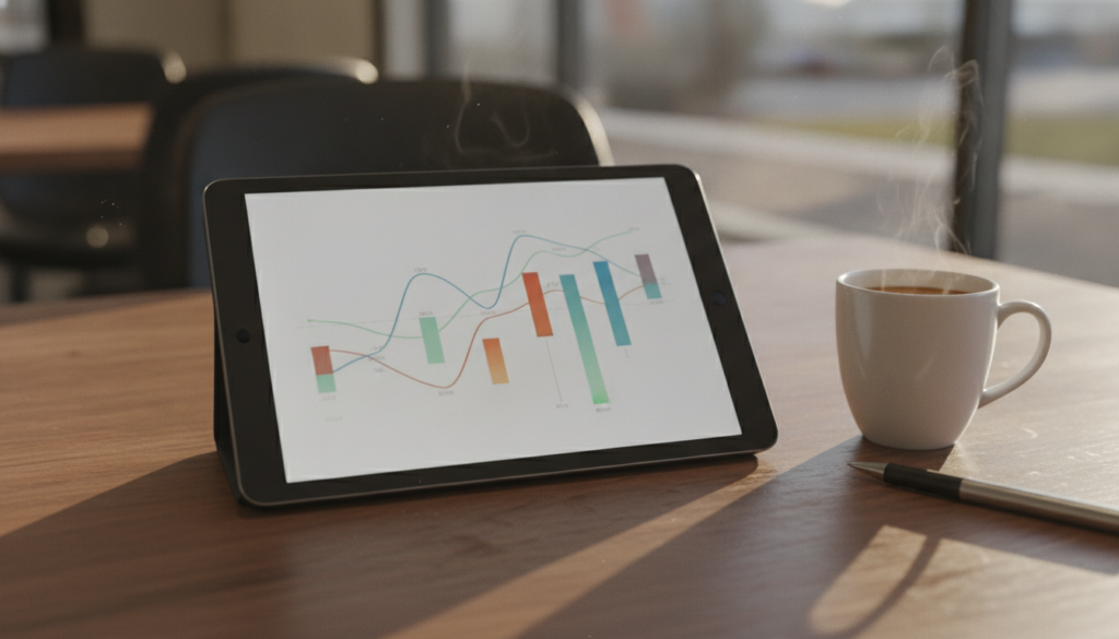 fivestarr dashboard trend chart showing employee pulse survey scores over three months