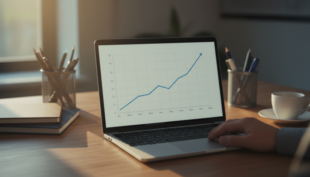 dashboard showing culture amp pulse surveys engagement trend line over six months